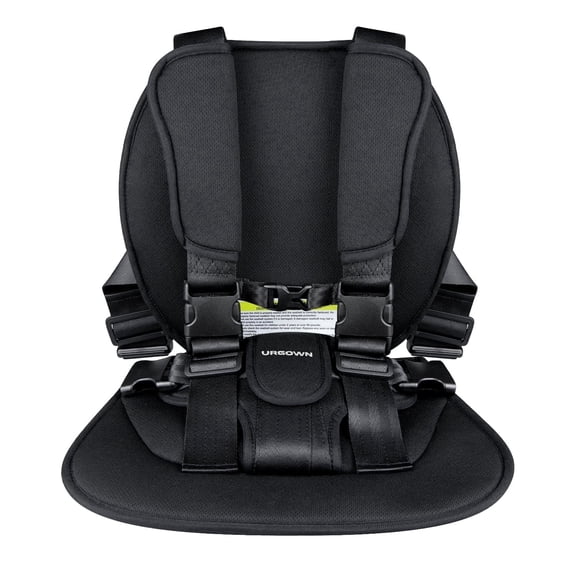 Urgown Golf Cart Child Positioner, 5-Point Adjustable Safety Harness, Black