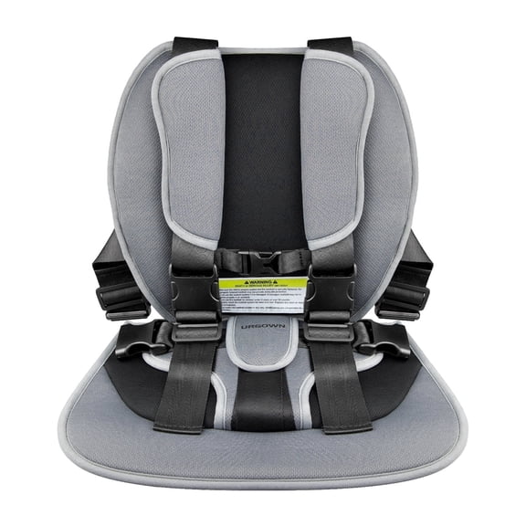 Urgown Golf Cart Child Positioner, 5-Point Adjustable Safety Harness(Color: Gray)