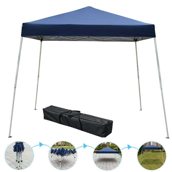 Urhomepro 10’ x 10’ Blue Event Outdoor Canopy, Waterproof