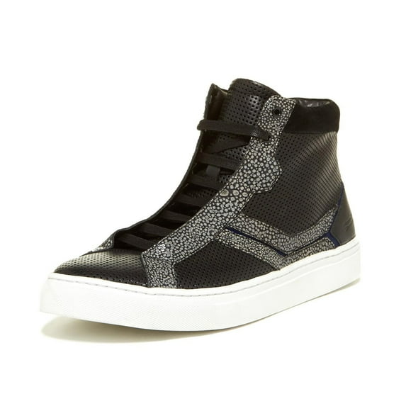 Uri Minkoff Men's Carlisle Hi-Top Sneakers Sz 10 Black