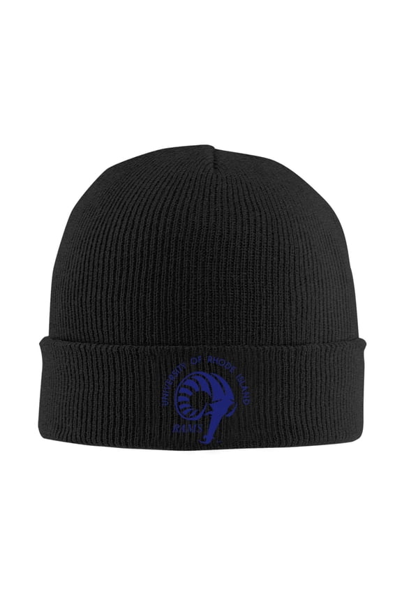 Uri University Of Rhode Island Rams Beanie Hat For Men And Women Winter Warm Hats Knit Slouchy Thick Skull Cap