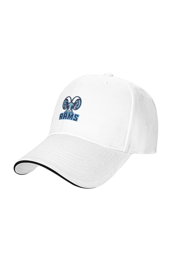 Uri University Of Rhode Island Rams Casual Sandwich Baseball Cap Adjustable For Men For Women