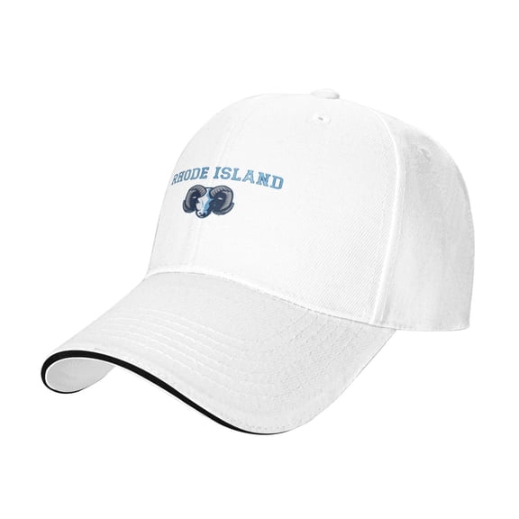 Uri University Of Rhode Island Rams Casual Sandwich Baseball Cap Adjustable For Men For Women