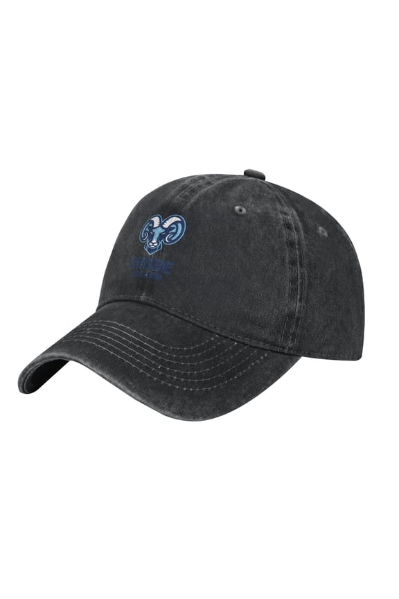 Uri University Of Rhode Island Rams Hat Adjustable Baseball Cap Cotton Cowboy Hat, Fashionable For Man Woman