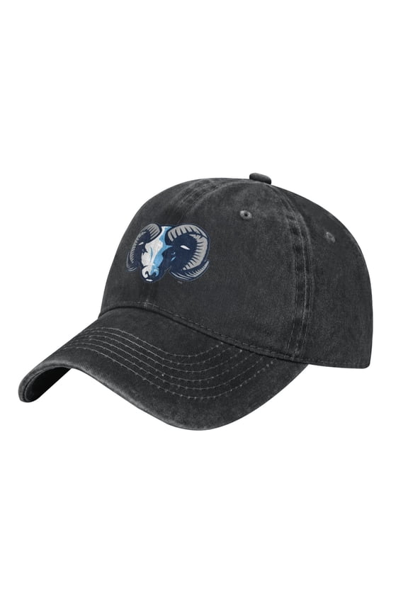 Uri University Of Rhode Island Rams Hat Adjustable Baseball Cap Cotton Cowboy Hat, Fashionable For Man Woman
