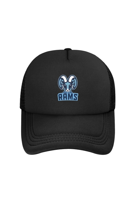 Uri University Of Rhode Island Rams Solid Color Lightweight Adult Mesh Baseball Cap
