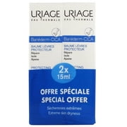 Uriage Bari derm Cica Protecting Lips Repairing Balm 2 x 15ml Made in France.