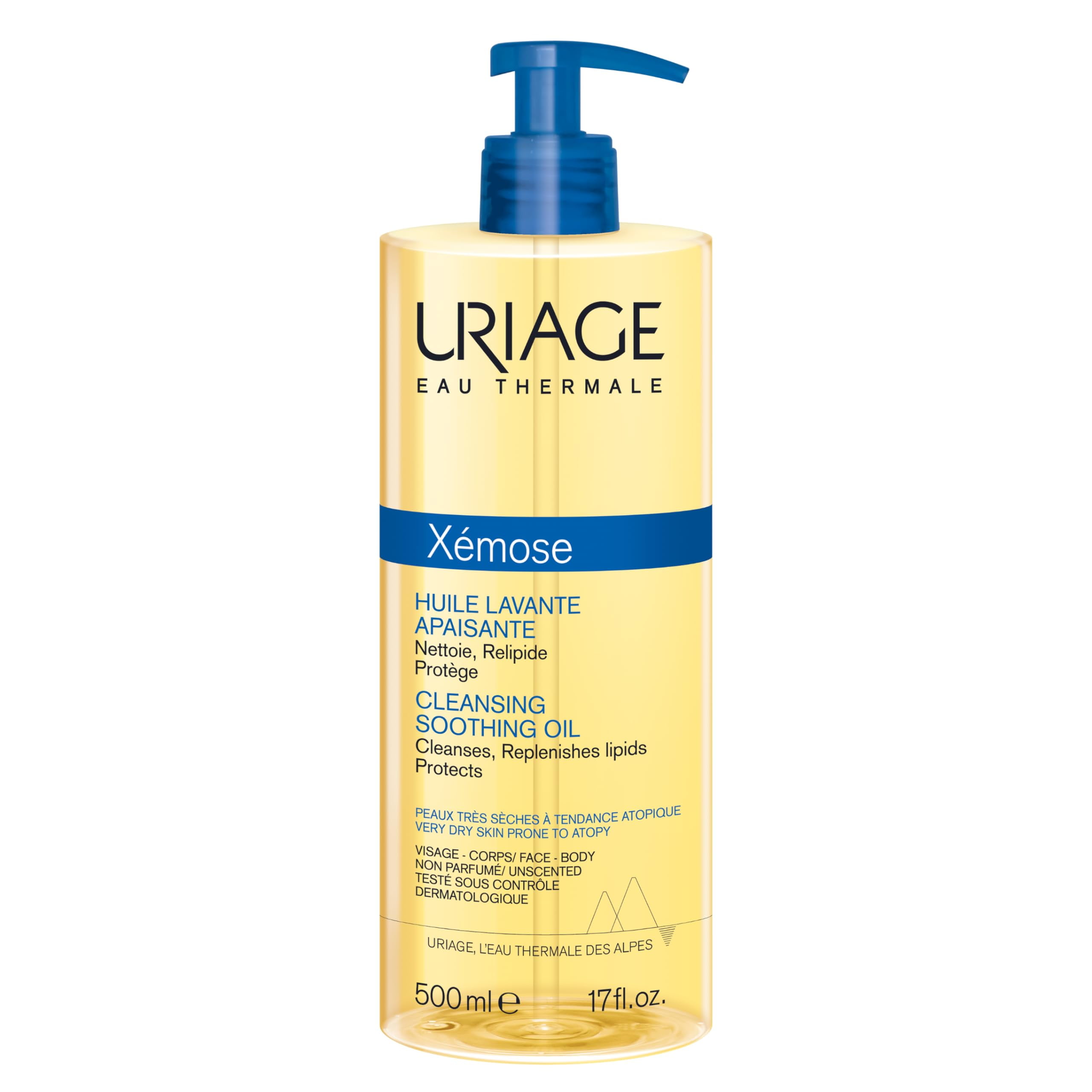 Uriage Xemose Cleansing Soothing STF9 Oil Face & Body Daily Cleanser