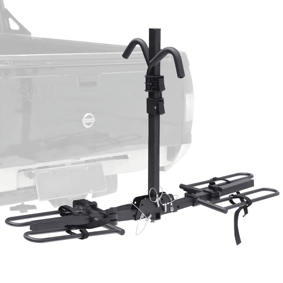 Uriah Products Platform Hitch Bike Rack, Alloy Steel, 2 Bikes, 80 lb Capacity, Fits 1.25" & 2" Receivers for Cars, SUVs, Trucks & RVs