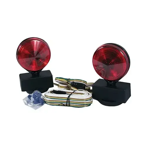Uriah Products Magnetic Towing Light Kit with 4-Way Flat Adapter