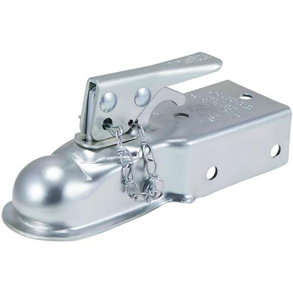 Uriah UC178250 0.125 in. x 2.5 in. Tongue Packed Ball Coupler, Silver