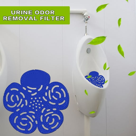 Urinal Deodorizer Pads & Screens, 10-Pack Toilet Deodorizing Filter Mats with Fresh Scent, Powerful Odor Control for Men's Urinals & Toilet Bowls, Easy-to-Place
