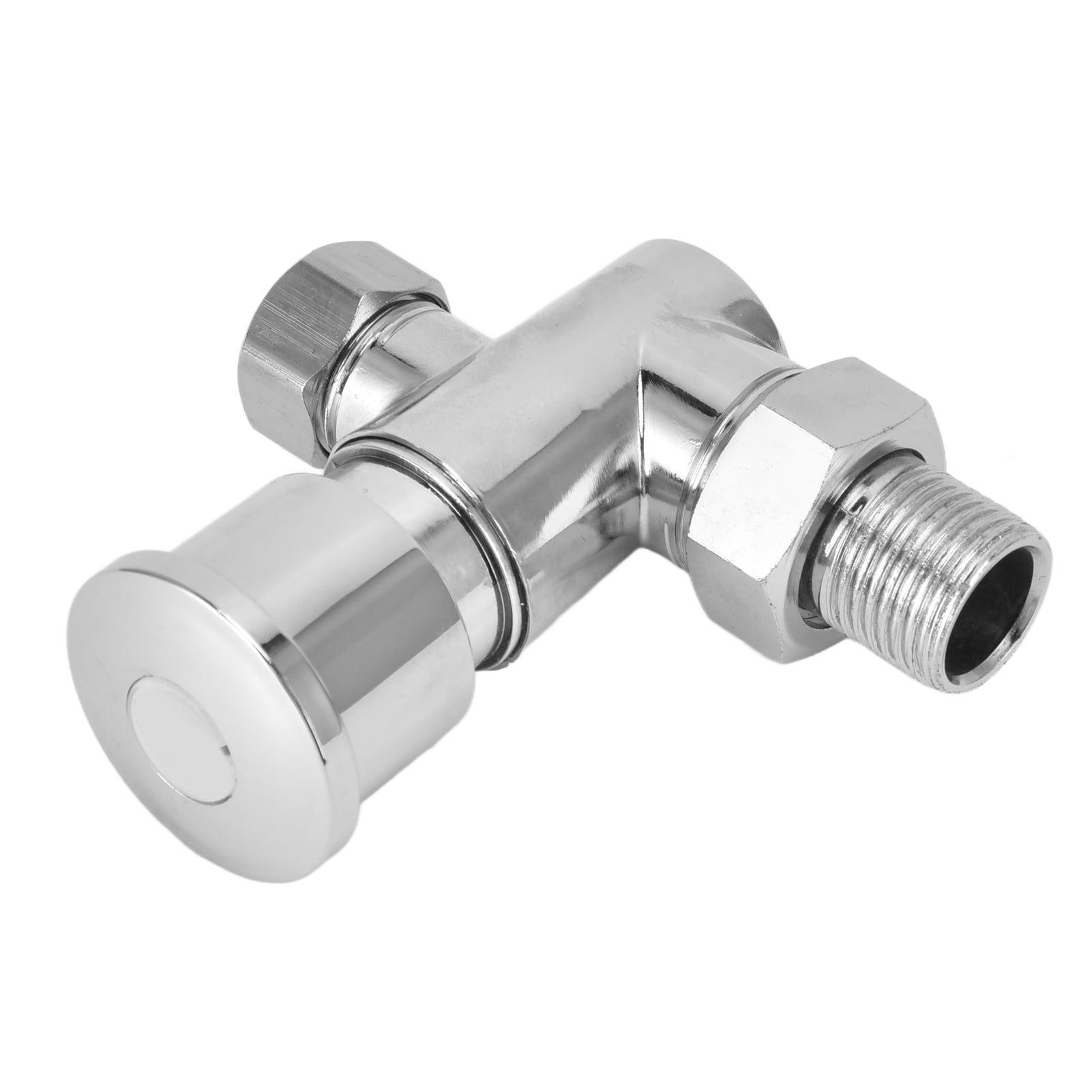 Urinal Flush Valve, G0.25 Zinc Alloy Toilet Flush Valve Hand Pressing