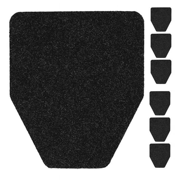 Urinal Mats 6 Pack Pads Floor for Men Bathroom Commerical Disposable Non-Slip Rubber Backing Washable