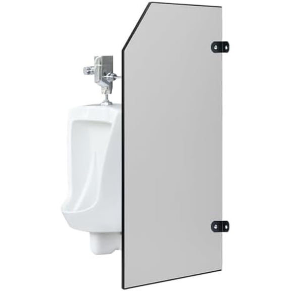 Urinal Partition, Wall-mounted Urinal Screen Toilet Partition,Mens Urinal Privacy Screen Divider Partition for Hotel/Schools/Kindergartens/Shopping Malls/Public Places,1 PCS