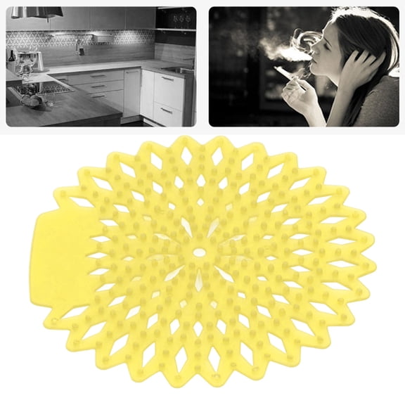 Urinal Screen Cakes Urinal Screens Deodorizer, 10Pcs Long Lasting Urinal Cakes Odor Removal Easy To Use Scented Proof for Home for Toilet Lemon