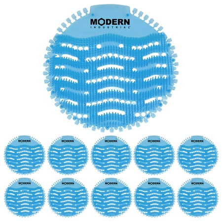 Urinal Screen & Deodorizer (10-Pack) by Modern Industrial - Fits Most Top Urina..