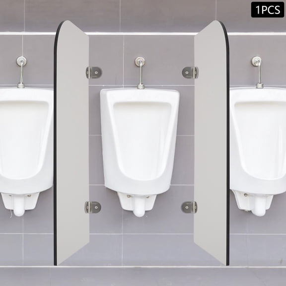 Urinal Screen Toilet Partition, Wall Mounted Privacy Screen for Men's Restroom, 15.75"x35.43" Phenolic Compact Laminate Divider with 304 Stainless Steel Brackets