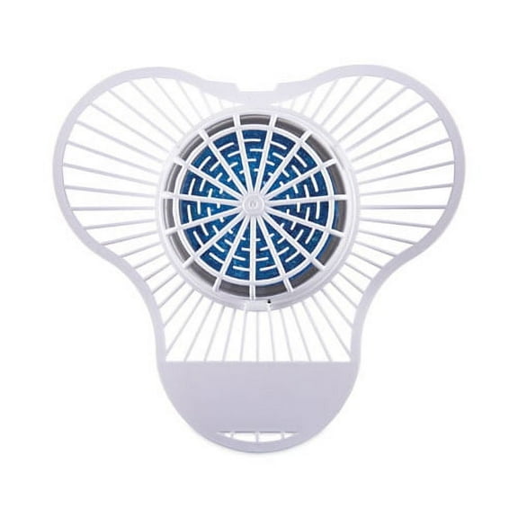 Urinal Screen With Non-Para Cleaner Block, Green Apple Scent, 3.25 Oz, Blue/white, 12/box | Bundle of 2 Boxes