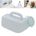 thumbnail image 1 of Urinal for Men Spill Proof Men's Potty Portable Urinal Pee Bottle 1200 ML for Hospital Home Camping Car Travel,White, 1 of 11