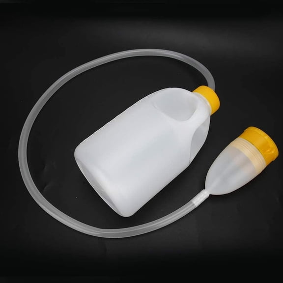 Urinal for Men Spill Proof Pee Bottle, Portable 1700ml Male Female Pee Urinal Storage Urine for Home, Hospital, Bedside, Car, Traveling
