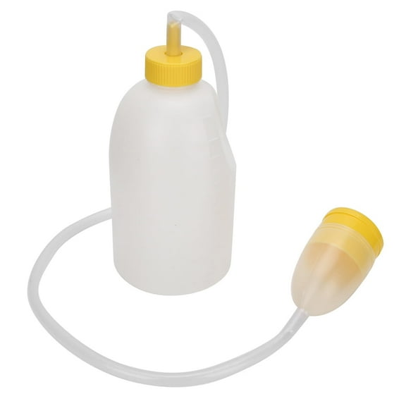 Urinals for Men, 1700ml Urinal Bottle Spill Proof Reusable Male Pee Bottle with Hand-held Portable Urine Cup, Long Tube with Lid For The Elderly, Difficult To Get Up, Mobility Problems, Car Use