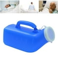 thumbnail image 1 of Urinals for Men and Elderly, 1200ml Plastic Bedpan Bottle with Lid Spill Proof Urinary Bottle Male Urinal Pee Bottle, Travel Urine Collection Containers, 1 of 6