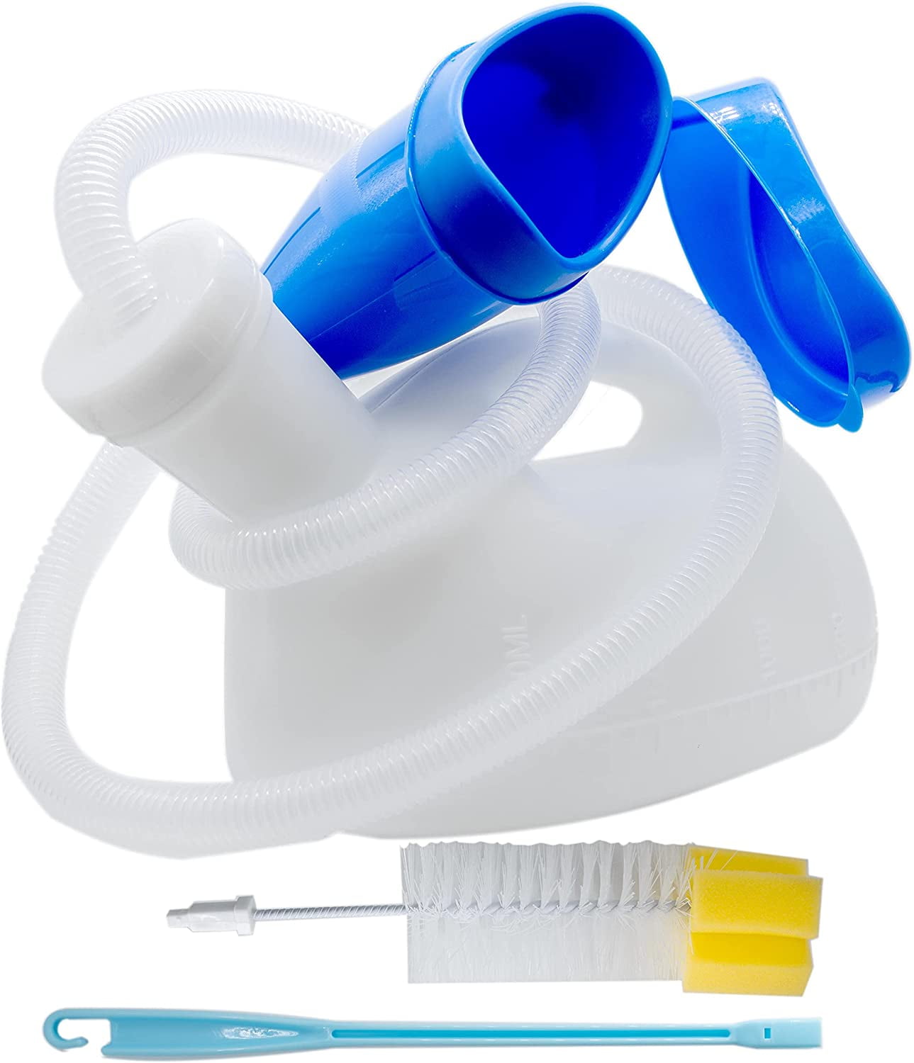 Urinals for Men and Women, 2000ml Portable Urinal Spill Proof Thick Firm Female Male Pee Bottle