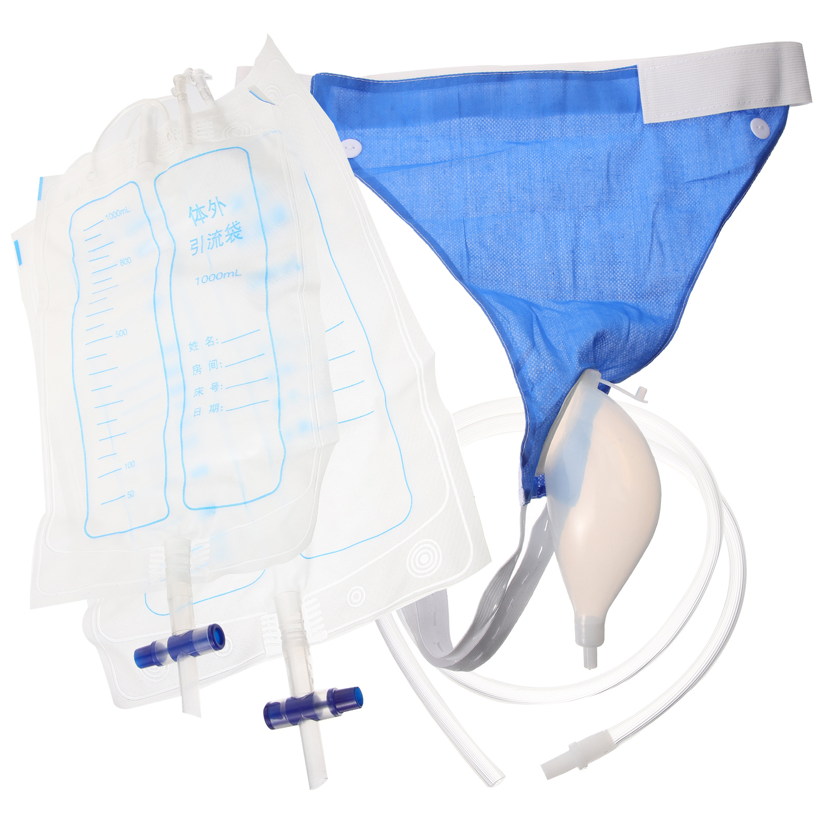 Urinary Catheter Breathable Urine Bag for Car Diaperbag Silica Gel