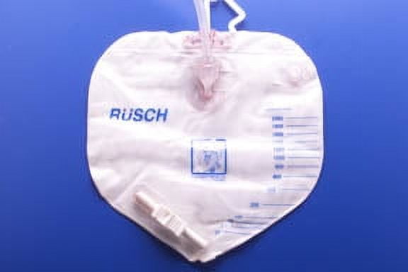 Urinary Drain Bag Rusch Premium  Anti-Reflux Valve 2000 mL Vinyl 1 Count