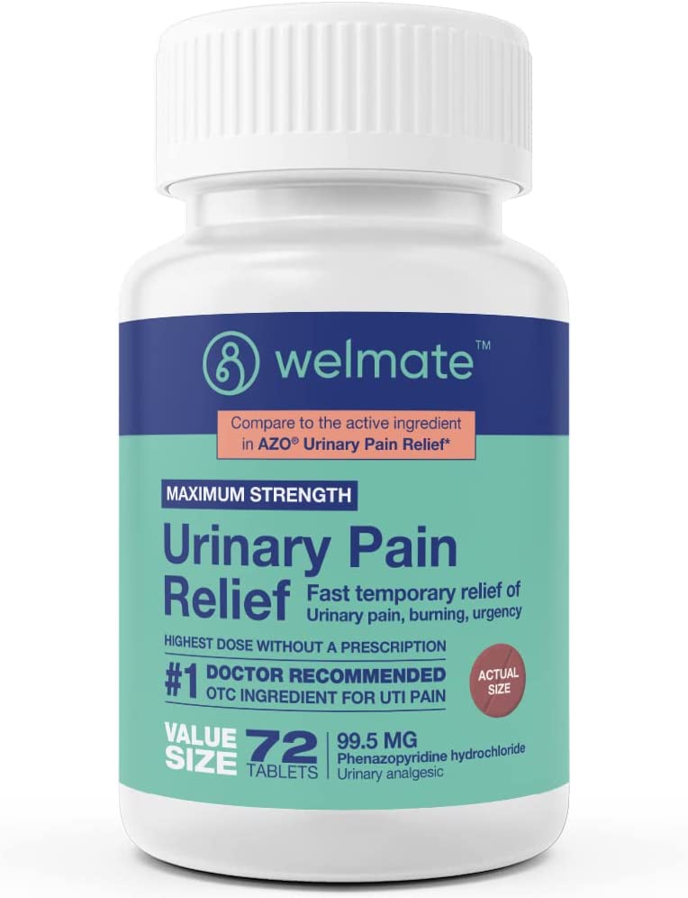 Urinary Pain Relief UTI Relief Fast Acting Bladder