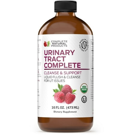 Urinary Tract Complete 16 fl oz - Organic D-Mannose & Cranberry Supplement for Urinary Health