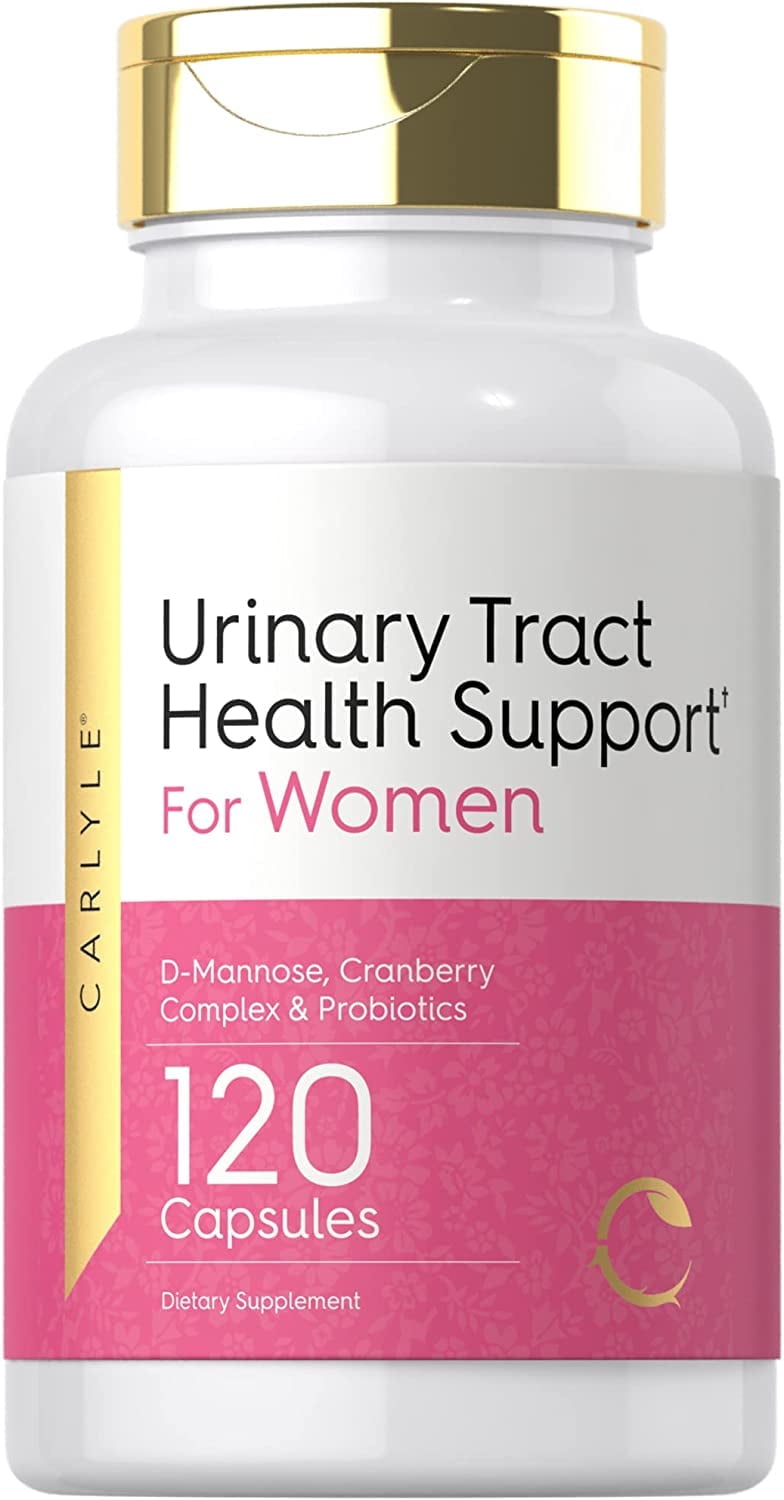 Urinary Tract Health | 120 Capsules | With D-Mannose, Cranberry Complex & Probiotics | by Carlyle
