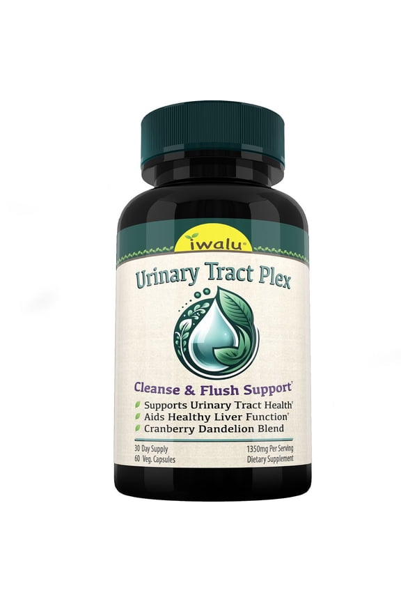Urinary Tract Plex | D-Mannose, Cranberry, Hibiscus & Dandelion Formula Supports Urinary Tract Health, Natural Urine Flow, Antioxidant Protection for Comfort & Balance - NSF Certified - iwalu USA