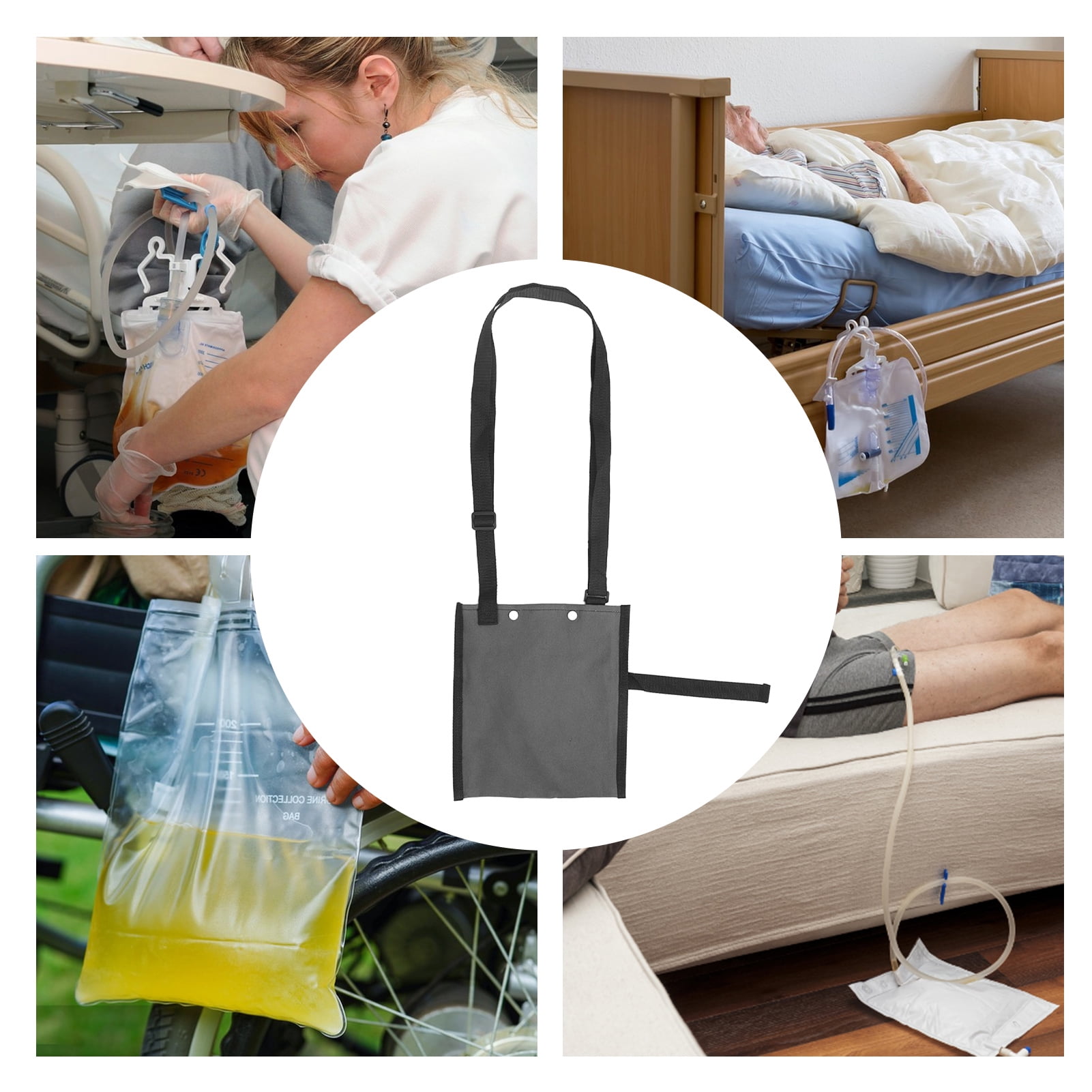 Urine Bag Cover For 1L/1.5L, Urine Drainage Bag Holder, Foley Catheter
