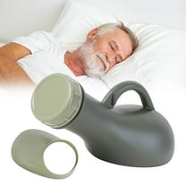 Urine Bottles Male, Male Urinal Bottles for Men 1000ml Urinals for Men Urinals Unisex Spill Proof Female Wee Pee Bottles Container Plastic Bed Pan Car Travel Toilet Adult Kids Potty Night Pot WC