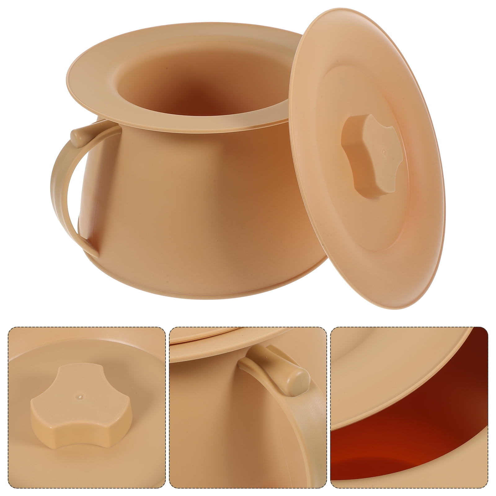 Urine Bucket Urinal Pot Toilet Plastics Bedpan Chamber Bottle Bedside