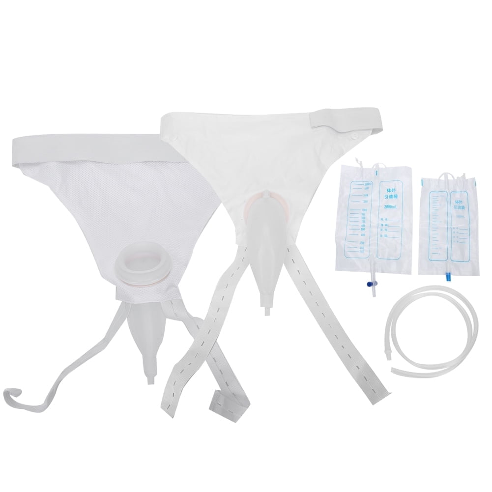 Urine Collection Bag Silicone Urinal Reusable Leakproof Male And Female ...