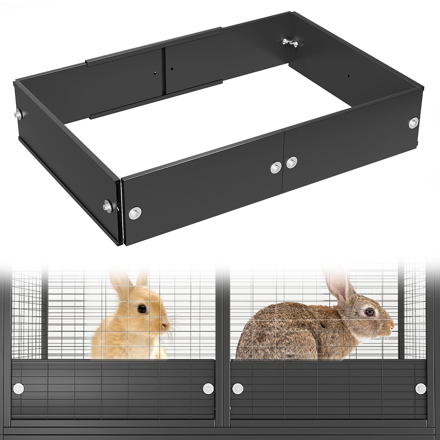 Urine Guard & Scatter Guards Compatible with Ferret Nation/Critter Nation/Midwest Cages, Pet Cage Edge Liner, Urine Guard Side Lining