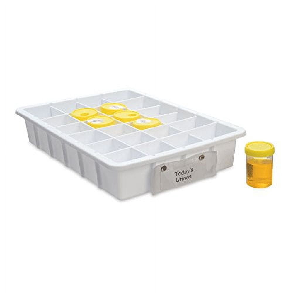 Urine Sample Tray with Labels 19.5