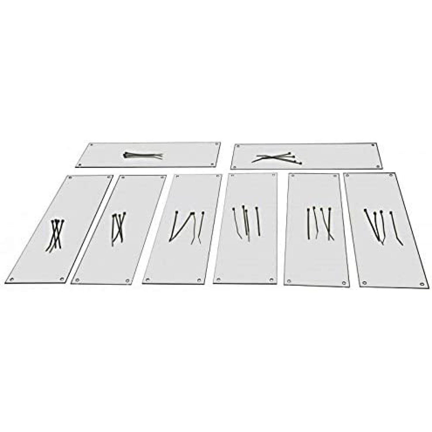 Urine Scatter Guard (8 Pack) for Cage - Clear and Bendable - Keep ...