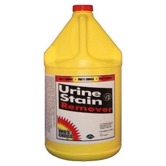 Urine Stain Remover - 1 Gallon - Pros Choice USR - Pet Urine & Stain Eliminator for Carpets & Upholstery - Powerful Odor Neutralizer - Synthetic Fibers