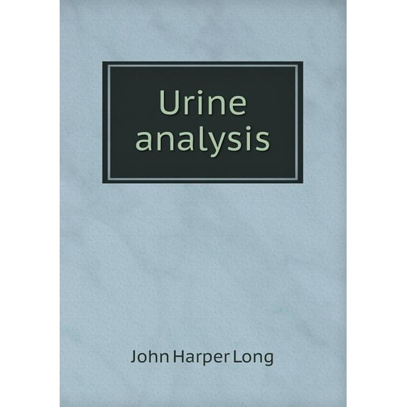 Urine analysis (Paperback)
