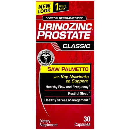 Urinozinc One per Day Saw Palmetto Prostate Health Supplement, 30 Count