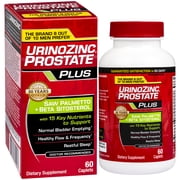 Urinozinc Plus Prostate Supplement with Beta Sitosterol & Saw Palmetto Reduce Frequent Urination, 60 Count