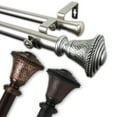 thumbnail image 1 of Urn 1" Double Curtain Rod 160-240 inch - Satin Nickel, 1 of 2