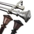 thumbnail image 1 of Urn 1" Double Curtain Rod 48-84 inch - Bronze, 1 of 2