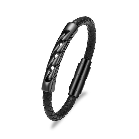 Urn Bracelet for Ashes Leather Cremation Bracelet for Human Ashes Stainless Steel Ashes Bracelet Memorial Cremation Jewelry Keepsake Bangle for Men Women