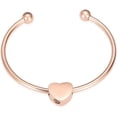 thumbnail image 1 of Urn Bracelet for Ashes Heart Locket Cremation Bracelet Ashes Holder Bangle - Always In My Heart Urn Bangle Bracelet, 1 of 4