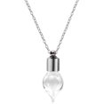 thumbnail image 1 of Urn Necklace for Ashes Glass Vial Necklace Stainless Steel Urn Necklace for Women Men Blood Vial Perfume Bottle Pendant Necklace Holder Pet Human Ashes Memorial Keepsake Remembrance Jewelry, 1 of 11